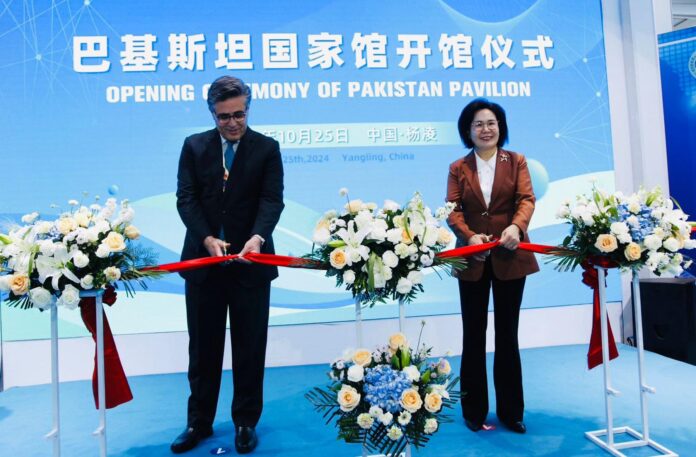 巴基斯坦在第31届中国杨凌农业高新科技成果博览会上开设展馆