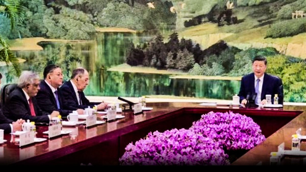 副总理加入上合组织外长共同拜访习主席