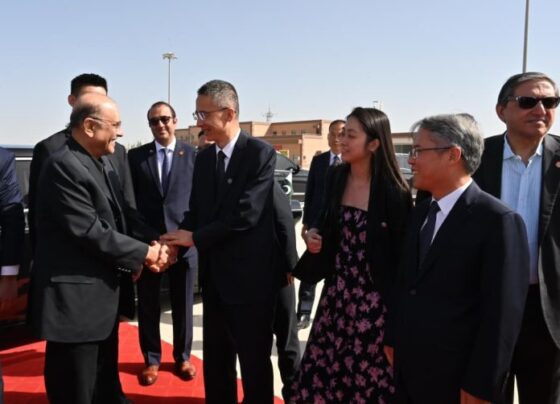 President Zardari departs to Pakistan