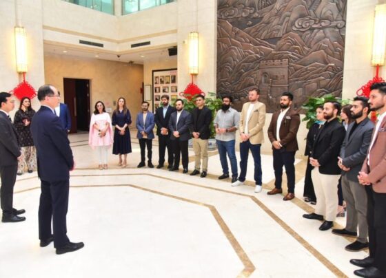 巴基斯坦数字媒体影响力人士访问中国大使馆