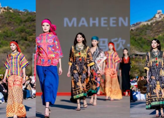 Premier Pakistan-China fashion show staged at the Great Wall
