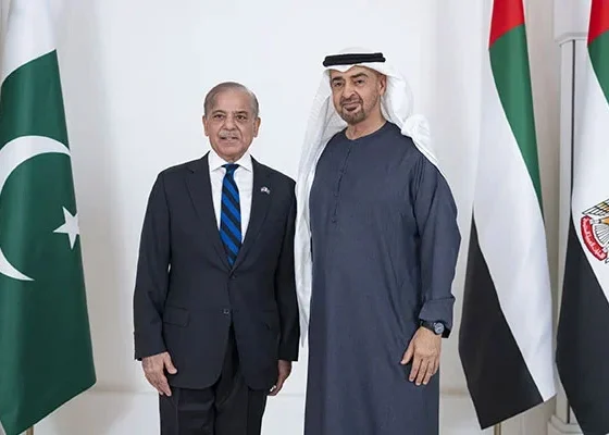 阿联酋总统今日抵达巴基斯坦