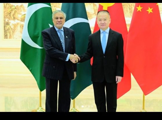 巴基斯坦副总理达尔与中共中央对外联络部举行了会晤