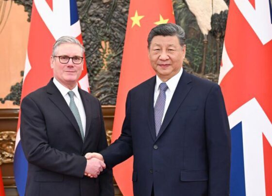 中英同意发展长期战略伙伴关系