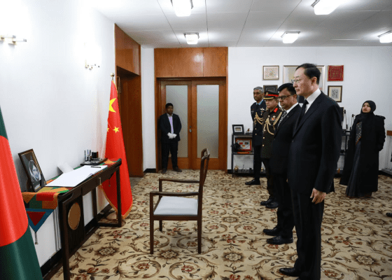 孙卫东访问孟加拉国驻中国大使馆