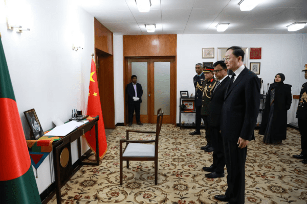 孙卫东访问孟加拉国驻中国大使馆