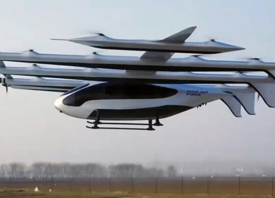 中国新型10座电动飞机预示着大型飞行出租车的出现