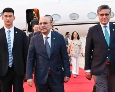 总统扎尔达里对中国进行正式访问