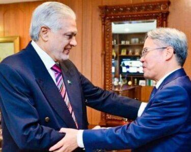 Ambassador Zaidong conveys DPM Dar China’s commendation for Pakistan’s successful de-escalation efforts