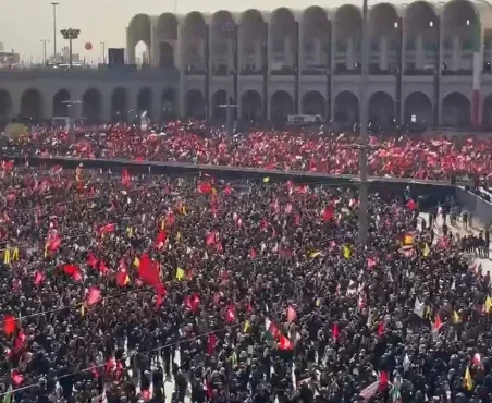 Massive crowds attend Imam Khamenei’s funeral prayers